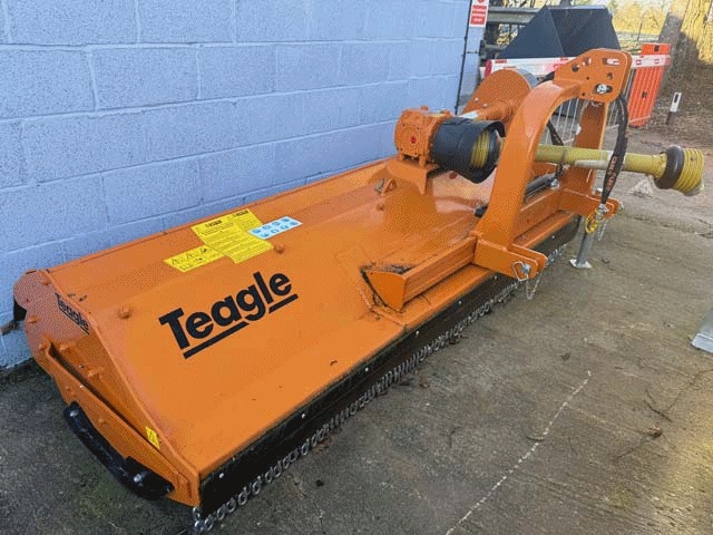 Orange Teagle TBM 250 flail mower